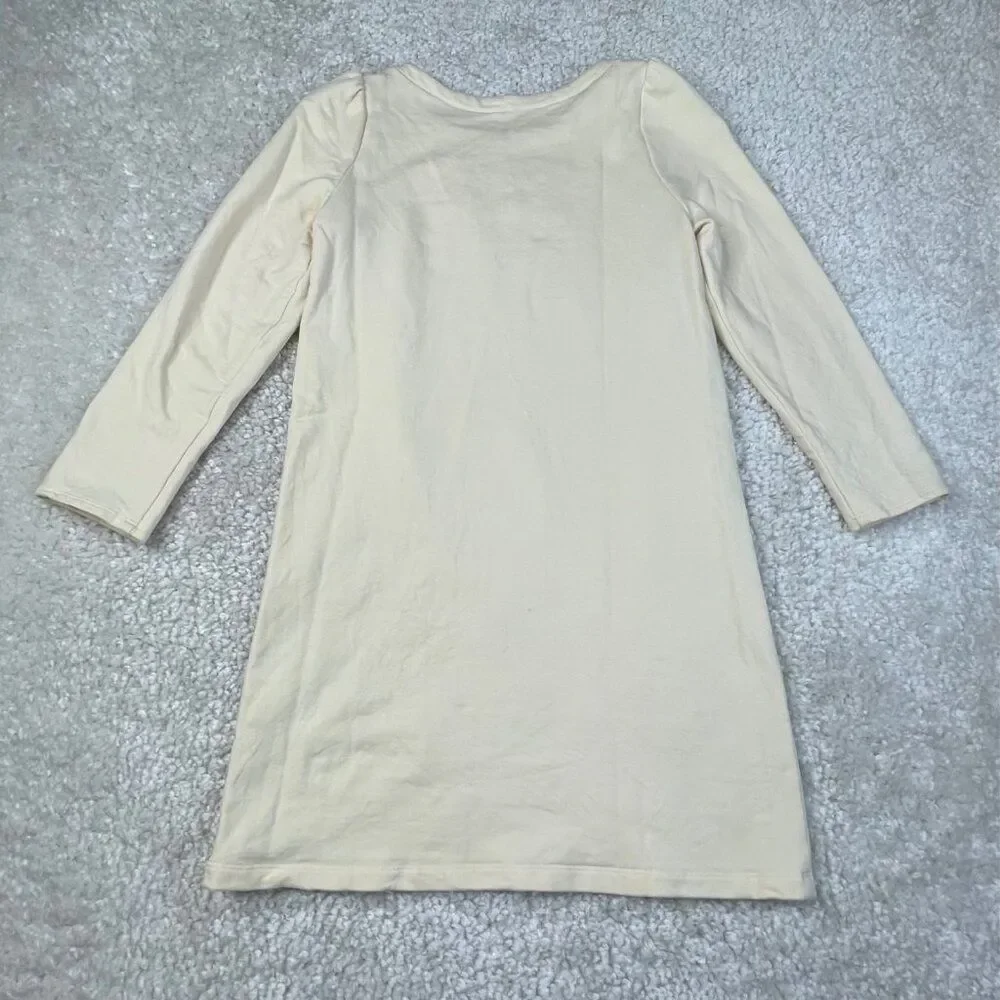 Emerson Fry Alice Sweater Dress Cream Ivory Womens XS